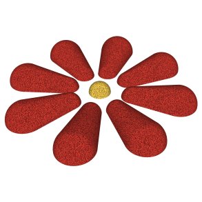 3D EPDM Figur - Blomst