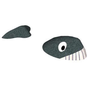 3D EPDM Figur - Hval