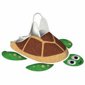 3D EPDM Figur - Skildpadde med rutsjebane - 3D ben
