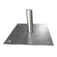 33 mm beslag til skruemontage p beton til 350mm, inkl. lim