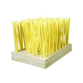 Borste fr montering av konstgrs, GUL