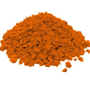 EPDM-granulat ORANGE 06, RAL 2005, 1-3,5 mm - 25 kg/skke