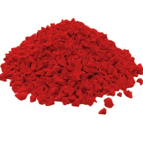 EPDM-granulat ROSE RED 19, RAL 3027, 1-3,5 mm - 25 kg/skke