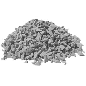 EPDM-granulat LIGHT GREY 12, RAL 7001, 1-3,5 mm - 25 kg/skke