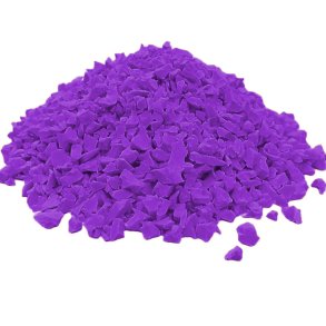 EPDM-granulat PURPLE 15, RAL 4007, 1-3,5 mm - 25 kg/skke