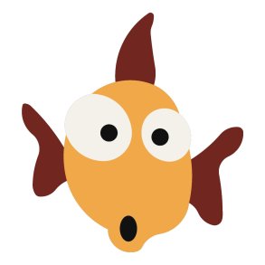 2D EPDM Figur - Fisk nr. 3