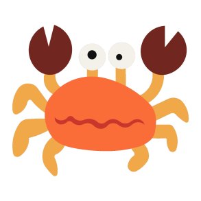 2D EPDM Figur - Krabbe