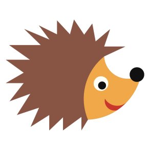 2D EPDM Figur - Pindsvin