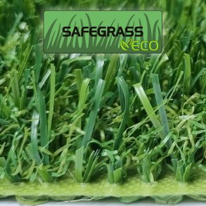 ERIK ECO Safegrass, kunstgrs, 120 m2 rulle, bredde 4 m