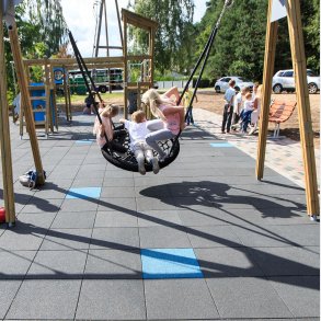 Gummiflise 40 mm, 503 x 1006 mm,faldhjde 120 cm