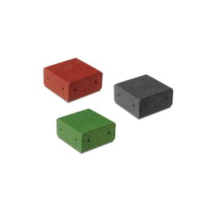 Gummi Svelle Hjrneblok,  3 farver