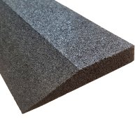 Kant til gummiflise 20 mm, 1000 x 125 mm