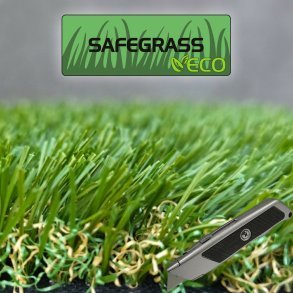 FRODE ECO+ Safegrass, kunstgr�s, rulle i anbrud, bredde 2 m