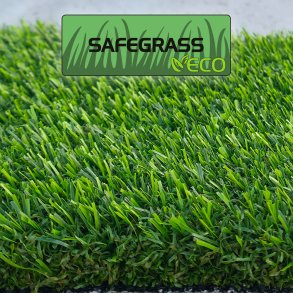 PETER ECO+ Safegrass, kunstgr�s, 100 m2 rulle, bredde 4 m