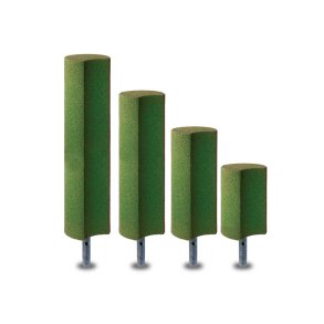 Palisade, genbrugsgummi, 250x800 mm., 3 farver