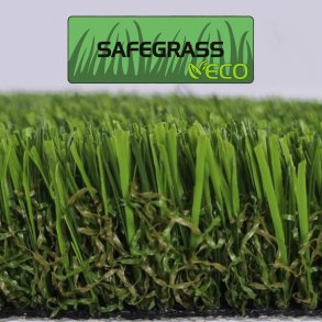 PETER ECO Safegrass, kunstgrs, 100 m2 rulle, bredde 4 m