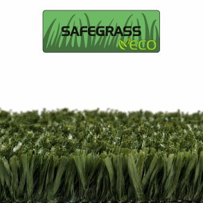 PLAYGRASS ECO Safegrass, kunstgr�s, 120 m2 rulle, bredde 4 m.