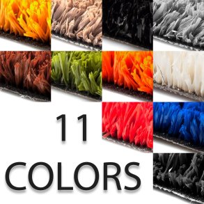 PLAYGRASS COLOR, konstgrs, rulle med 120 m2 - bredd 4 m