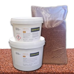 Stentppe kit 8m2  - StoneCarpet Rd Granit 2-5 mm