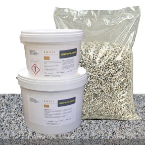 Stent�ppe kit 6m2  - StoneCarpet Hvid Marmor 3-5 mm